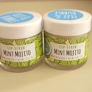 Mint mojito lip scrub fizz and bubble